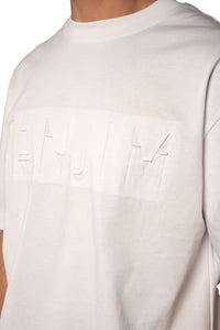 TANJIM SQUAD - TANJIM ENGRAVED T-SHIRT WHITE