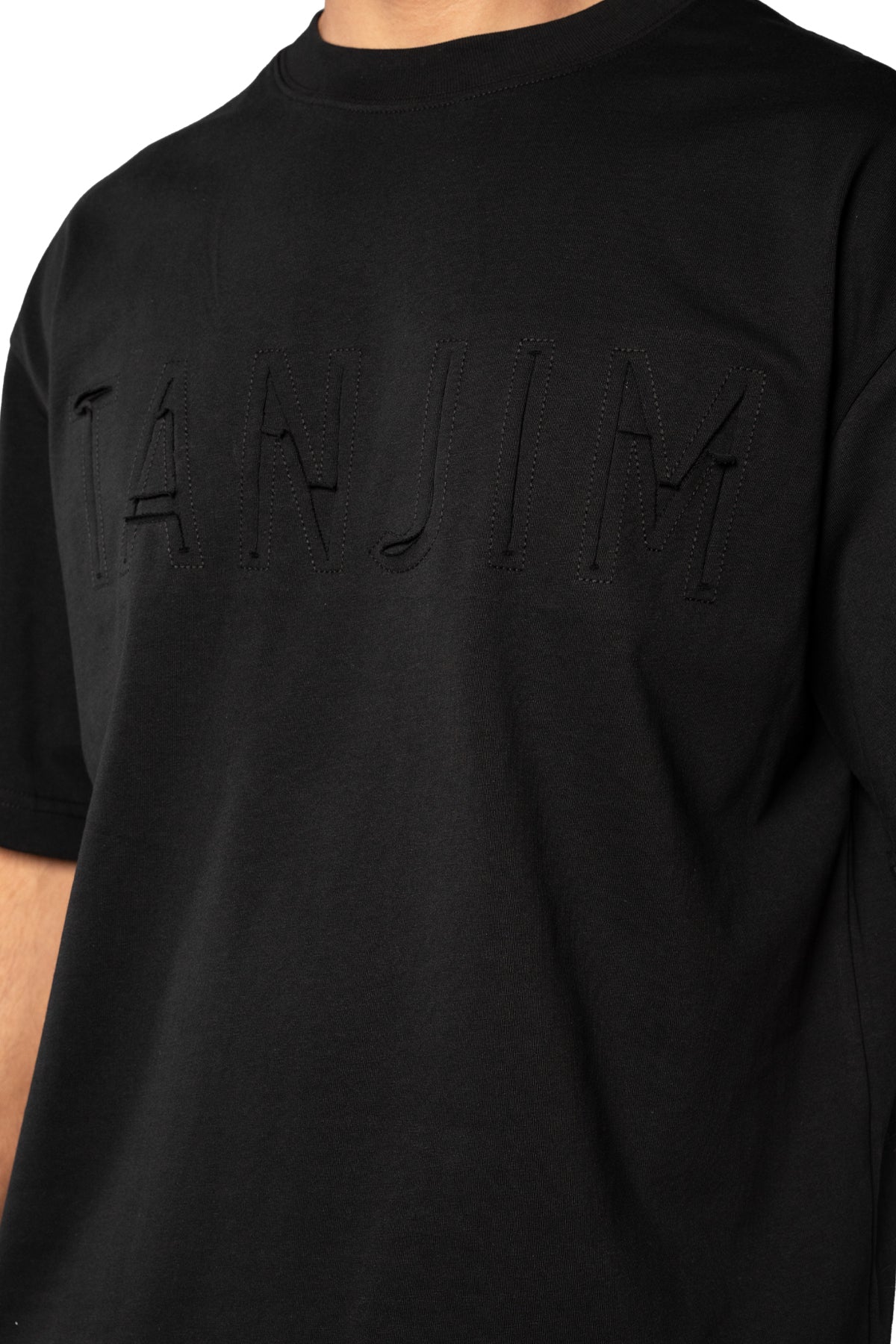 TANJIM SQUAD - TANJIM ENGRAVED T-SHIRT BLACK